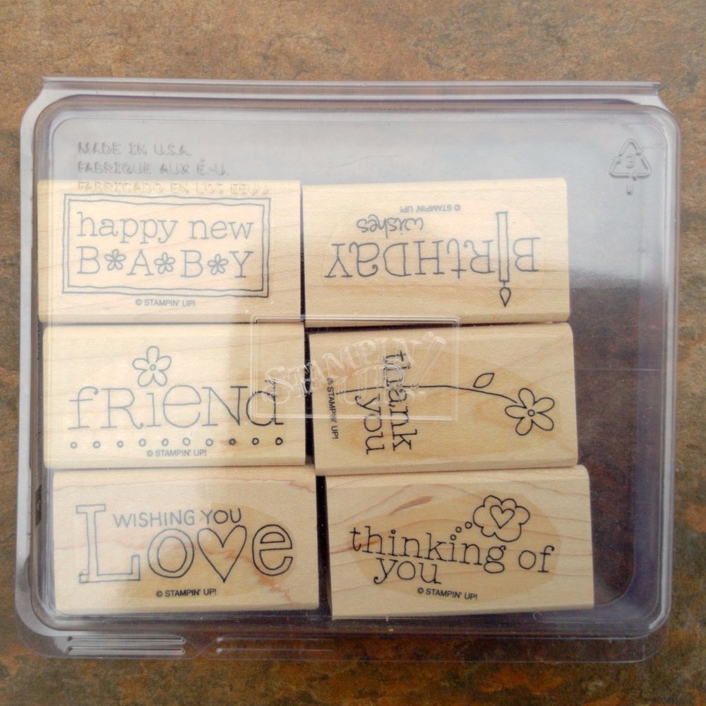 Stampin’ Up! For a Friend Rubber Stamp Set - Picture 2 of 6